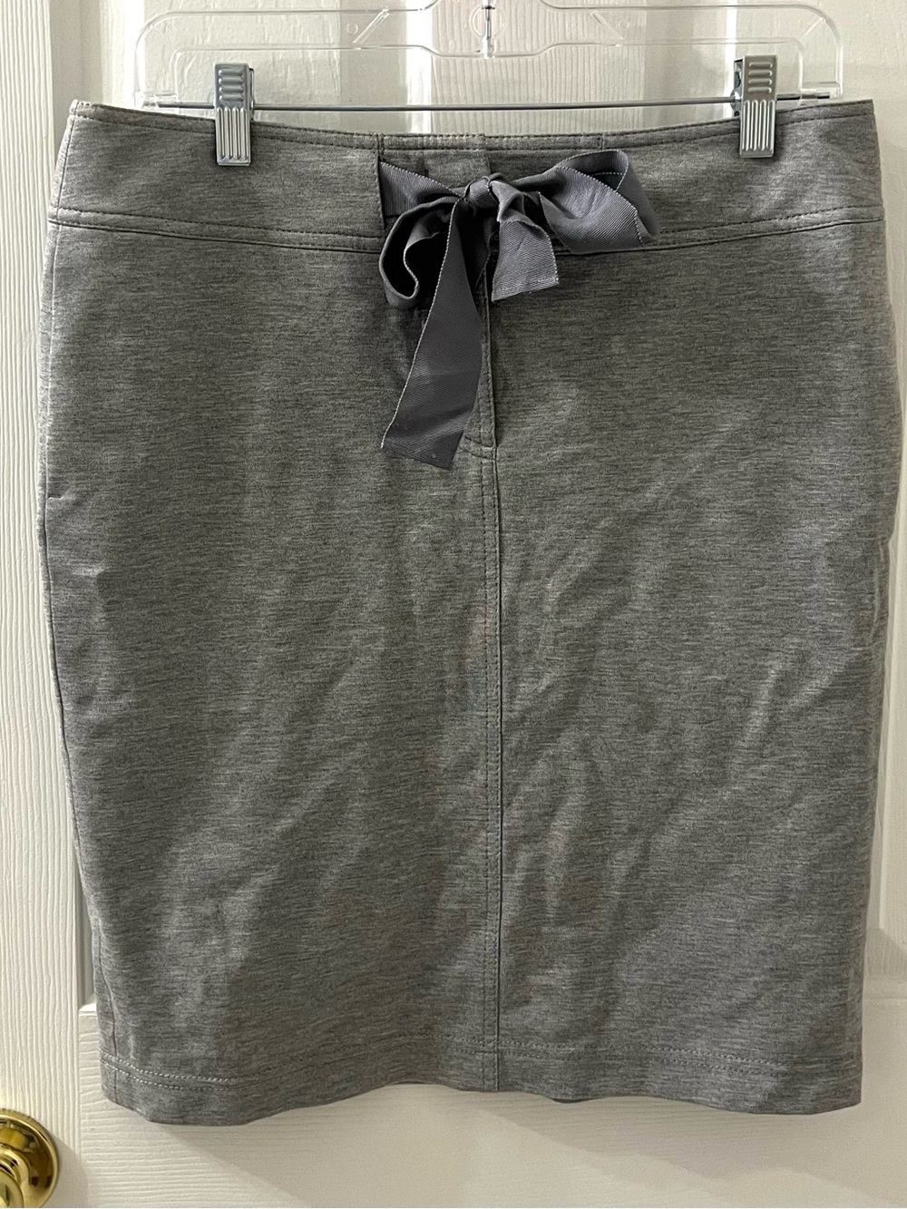 Escada Sport Womens Grey Stretch Skirt W/Pockets Size 38 Medium